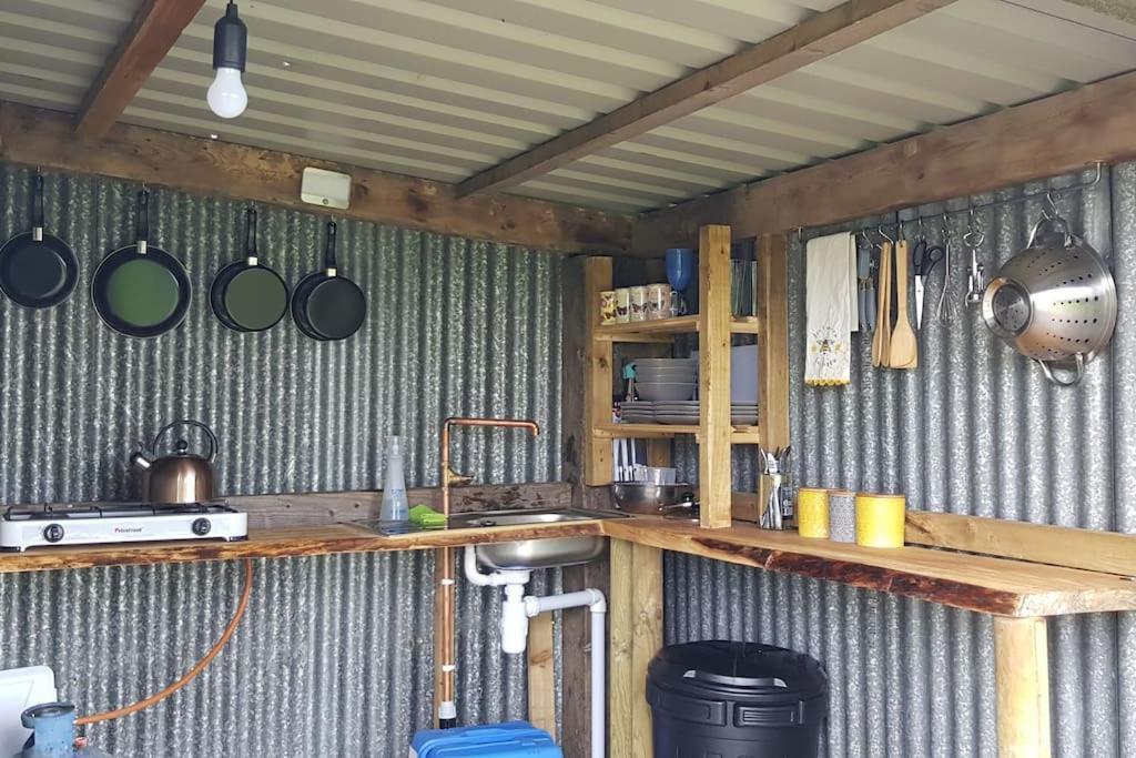 Bronfelen Yurt Hotel Cynghordy Buitenkant foto