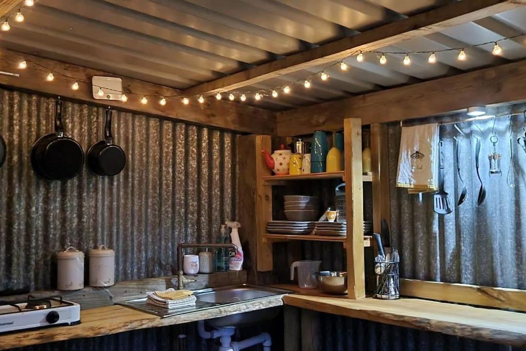 Bronfelen Yurt Hotel Cynghordy Buitenkant foto