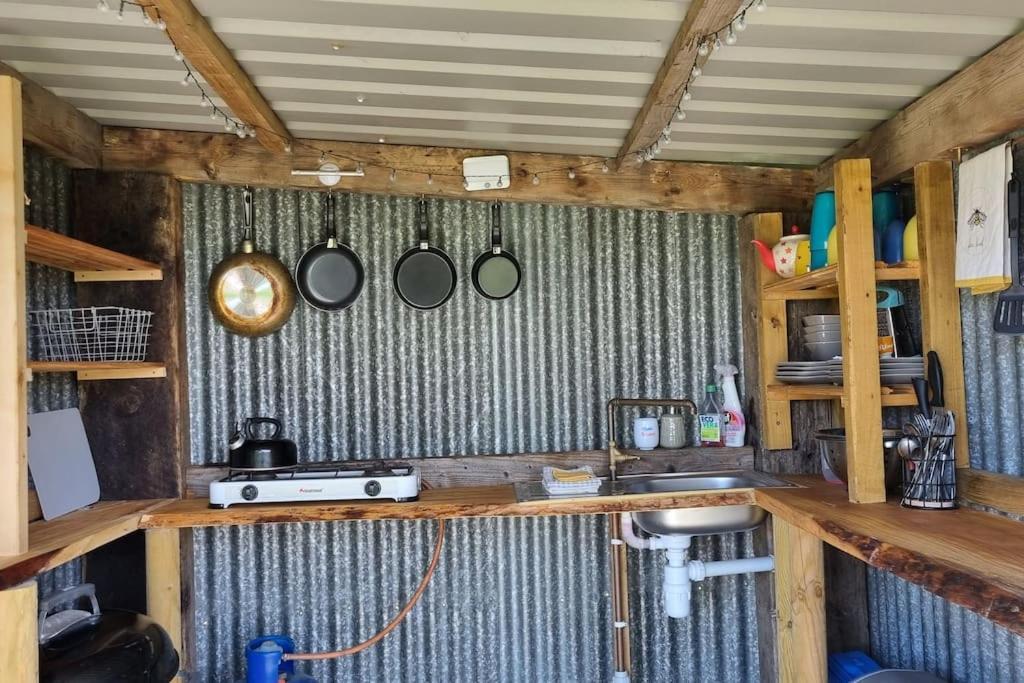 Bronfelen Yurt Hotel Cynghordy Buitenkant foto